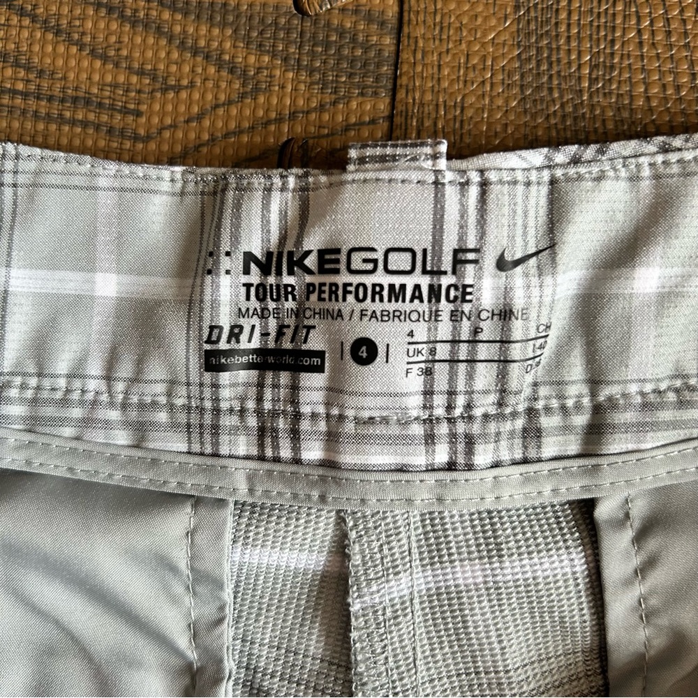 Nike | Tour Performance | Plaid Dri-Fit Golf Pants | Size 4 - Picture 9 of 15